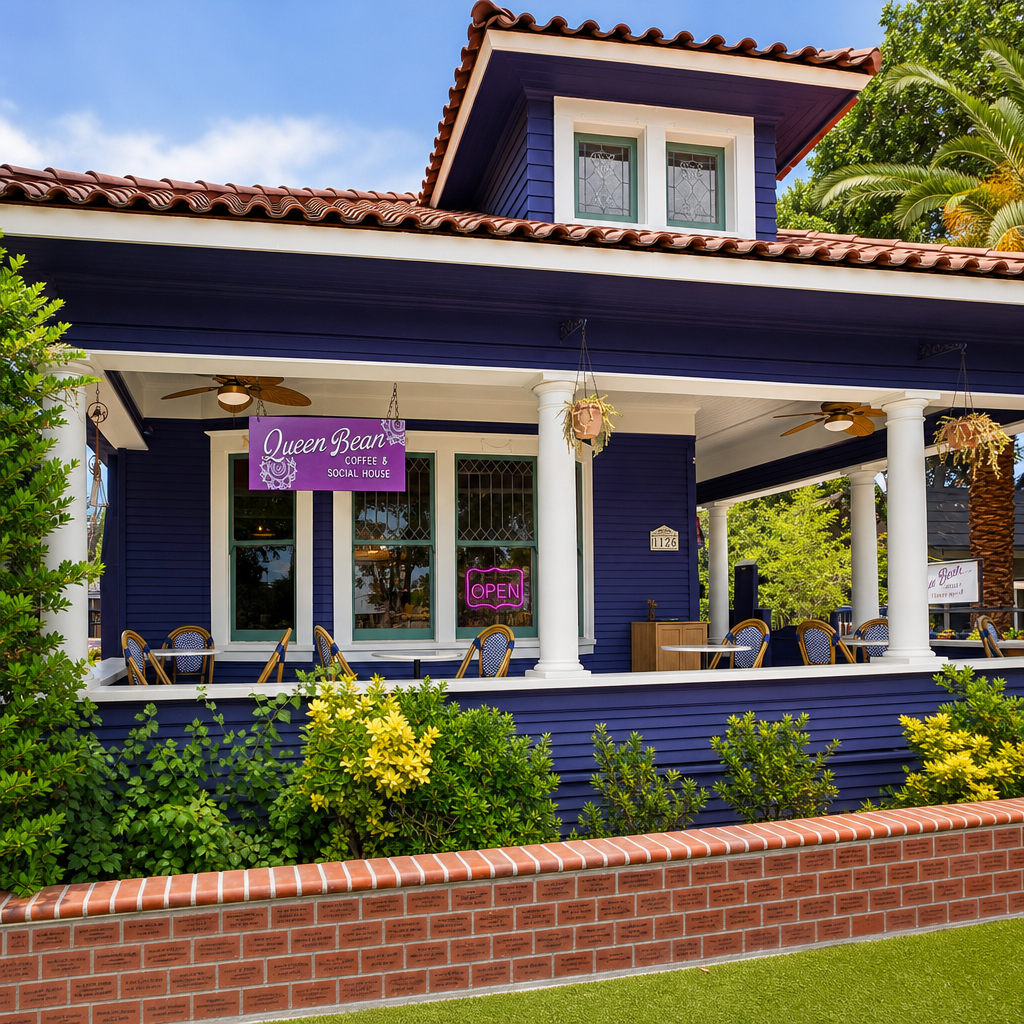 The Queen Bean's restored 1908 Victorian on 14th Street