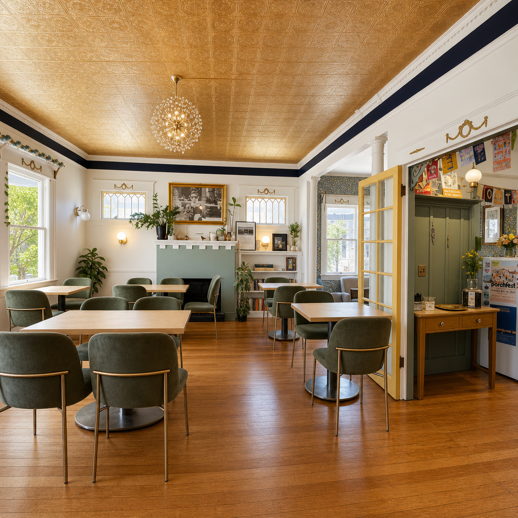 The dining room